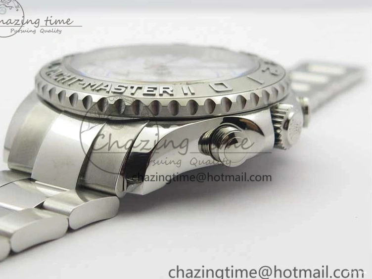 MiroTime 0126 Lightweight YachtMaster II 116689 SS JF 1:1 Best Edition White Dial Ceramic Bezel on SS Bracelet A7750 V 3184